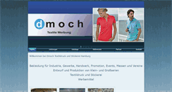 Desktop Screenshot of dmoch-textil.de